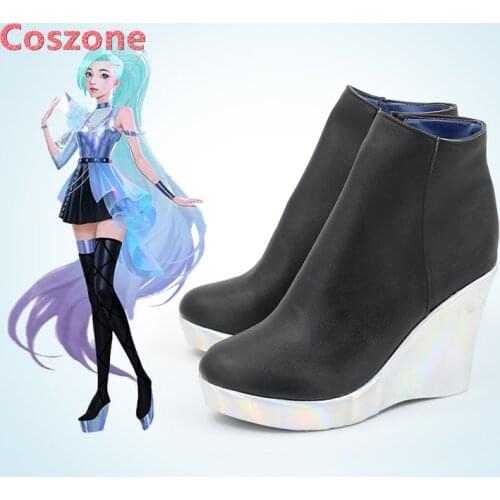 LOL Seraphine Cosplay Shoes Boots Halloween Cosplay Costume Accessories