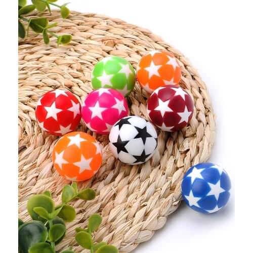 2pcs 32mm Plastic Table Soccer Ball Football Foosball Fussball Machine Parts
