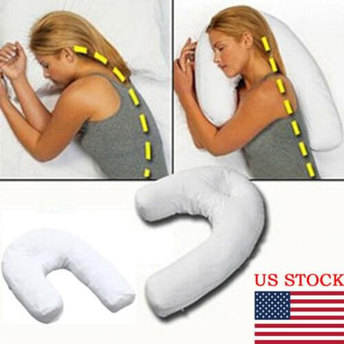 Sleeper Neck & Back Pillow:Holds Your Neck / Spine During Side Sleep Health USA