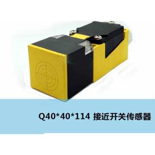 Q40 capacitive 0-35mm adjustable square proximity Connector DC AC 2 line normally open normally closed