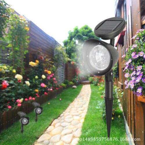 Solar Spotlights Highlight 4LED Outdoor Lights Lawn Lights Insert Ground Lights Solar Garden Lights