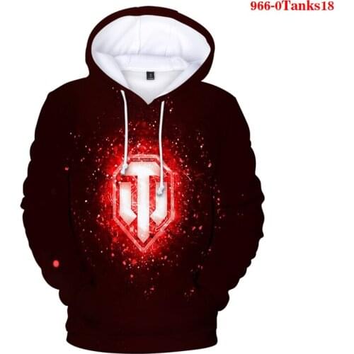 World of Tanks Hoodies Women Mens Sweatshirt Fashion Hoodies Boys Punk Tracksuit Game Retro Women Clothing World of Tanks Tops