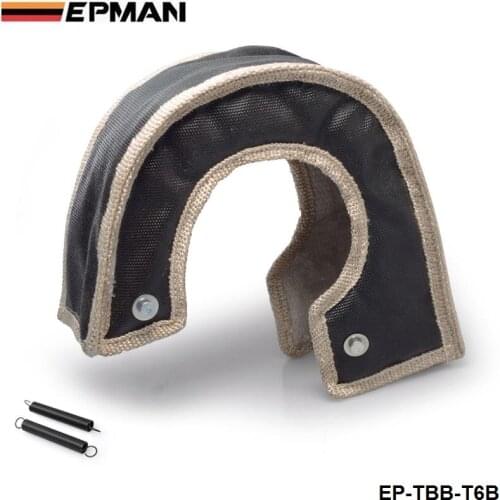 H Q T6 turbo charger turbocharger blanket beanie hand made quality guaranteed Color:Black EP-TBB-T6B