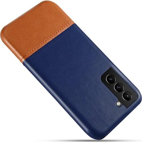 High quality Leather Case For Samsung Galaxy S20 S21 Ultra PLUS FE S8 S9 S10 S10E 5G NOTE 9 10 20 Color matching Antiskid Cover