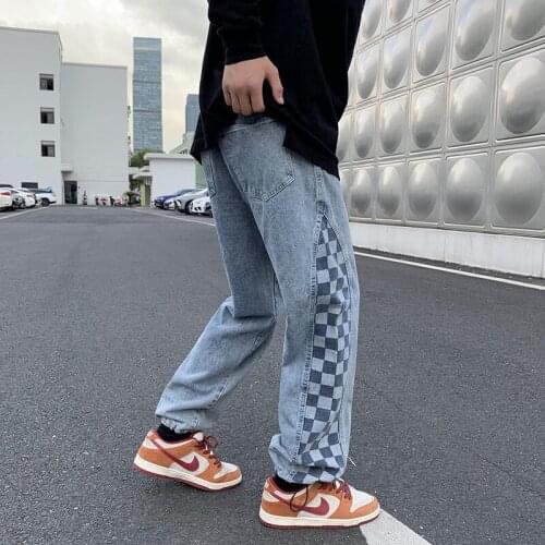 Мужские широкие джинсы ZRUSZR China At AliExpress