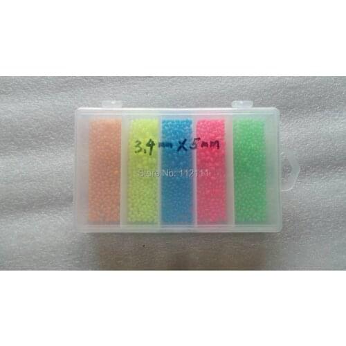 1000pcs glow in dark fishing bead , fishing tackle, fishing equipment ,mixed colour