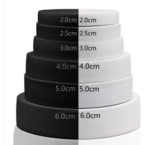 2-6cm*3m Elastic band clothing accessories nylon webbing garment sewing accessories 5BB5632