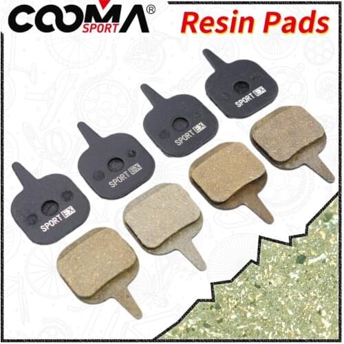 Bicycle Disc Brake Pads for IO Disc Brake, For Marida and Giant MTB Bike, 4 Pairs Black Resin