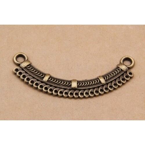 40pcs Vintage Multi-ring Connectorcharm Fit Manual Making Earrings/Bracelets/necklace Fashion DIY Jewelry Accessories