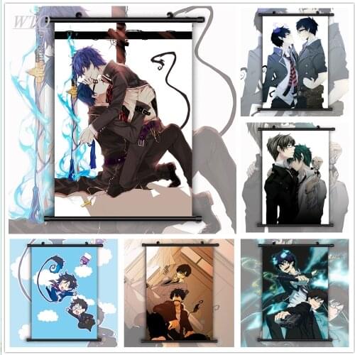 Anime Posters Blue Exorcist Okumura Bros Yukio Rin Canvas Painting Wall Decor Poster Wall Art Picture Room Decor Home Decor