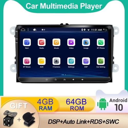 PX6 Autoradio 1 Din For Volkswagen/VW/Passat/POLO/GOLF/Tiguan Skoda/Octavia Seat/Leon GPS Car Radio Stereo 4GB+64GB HDMI Carplay