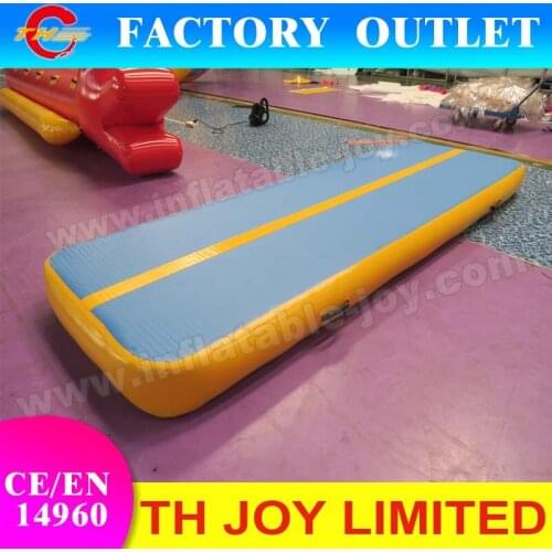 Free air ship to door!3*1m inflatable mat, house use small gym fitness trainning mat,cheap air tight toss mat for children