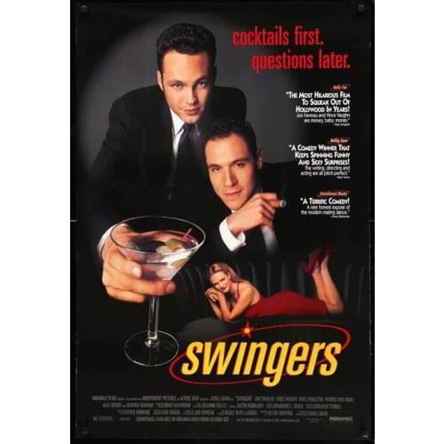 More style Choose SWINGERS - MOVIE Art print Silk poster Home Wall Decor