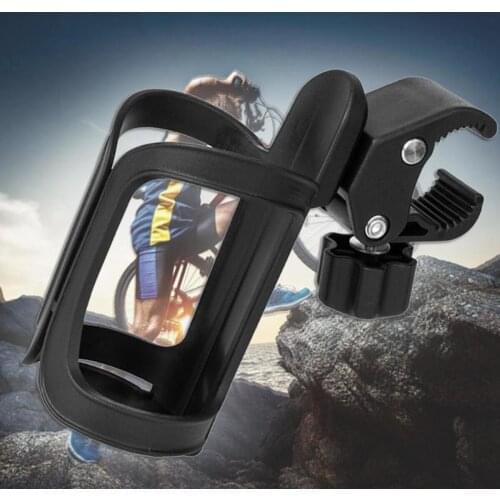 Baby Stroller Milk Bottle Cup Holder Non-Slip Stroller Stroller Bicycle Water Bottle Black Holder Cup Holder