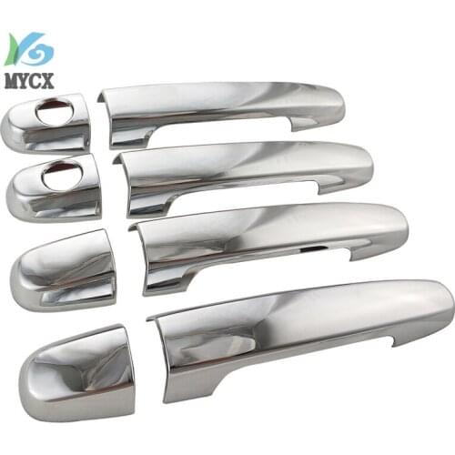 For Toyota Highlander 2001-2007 XU20 Chrome Handle Cover Trim Kluger 2002 2003 2004 2005 2006 Accessories Sticker Car Styling