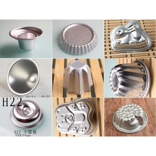 Small size aluminum alloy cake mould baking modelling tin tool