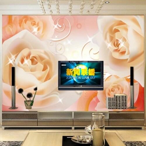 Photo wallpaper Dream 3D Rose Living Room TV Wall wallpaper custom lobby studio office high quality stereo mural