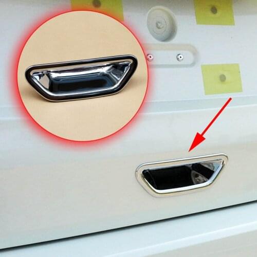 Chrome Rear Door Handle Cup Bowl Cover Trim Fit For Nissan T32 X-Trail Rogue 2014 2015 2016 2017 2018 Accessories ABS Molding