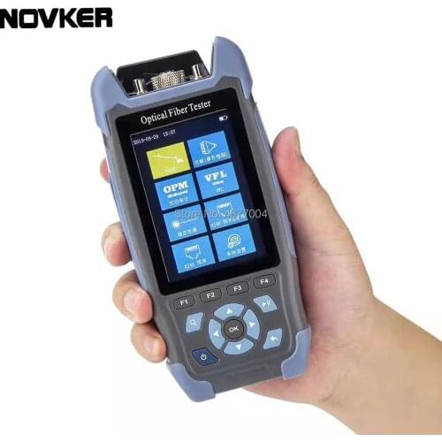 Mini pro OTDR Reflectometer 9 functions in 1 device OPM OLS VFL Event Map RJ45 Ethernet Cable Sequence Distance Tracker