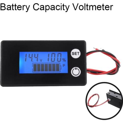 Multi-function Battery Meter BMS LCD Digital Capacity Indicator Voltmeter Measurement Analysis Instruments