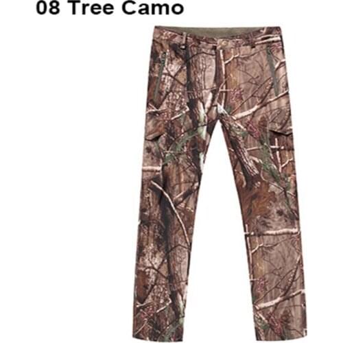 High Quality Shark Leather Men Camo Pants Waterproof Softshell Outdoor Hiking Pants Men Camping Pants 11 Colors