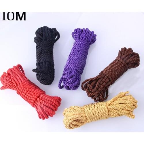 Soft Nylon bdsm Bondage Shibari Restraints 10M Rope Cord Binding Binder Restraint Adult Sex Toys