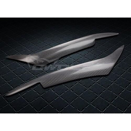 Carbon Fiber Headlight Eyelids Eyebrows for 2006-2010 Passat B6 3C