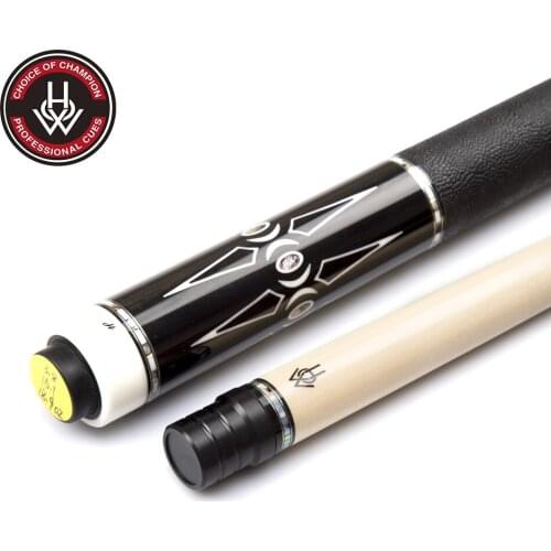 HOW Offical Store HOW H-291A Pro Series Cp Plus 12.5mm Ebony High-end Joint Abalone Shell Inlay Billiard Pool Cue Stick China
