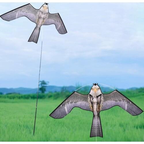 Bird Repeller Scarecaper Emulation Flying Kite Bird Repelling Eagle Kite For Garden Yard Farm Emulation Flying Drive Bird Hot