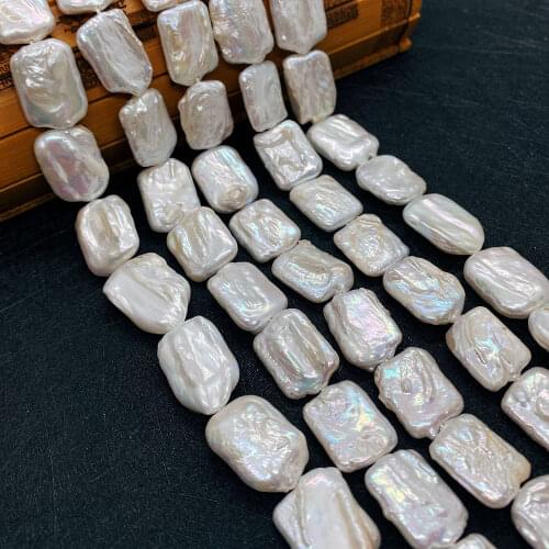 1pcs/bag New Irregular Shape Natural Freshwater Pearl 15-20mm DIY Handmade Wind Chime Pendant Ladies Jewelry Accessories