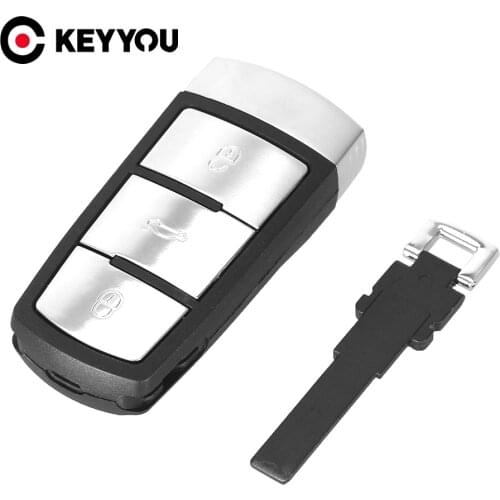 KEYYOU Remote Key Keyless Car Key Shell Case Fob For VW Passat B6 3C B7 Magotan CC For 3C0 959 752 BA 752 AD 3 Buttons