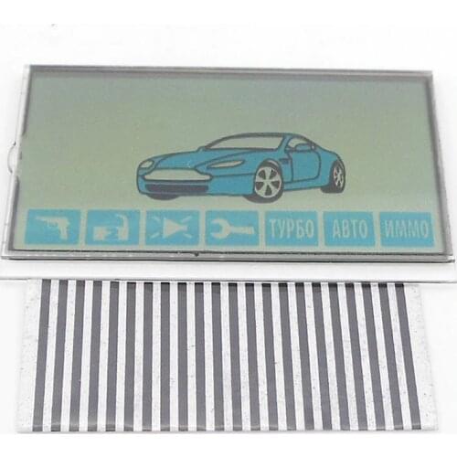 Russia version A63 LCD Display For starline A63 lcd two way car alarm remote
