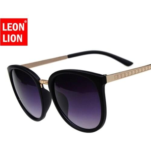 LEONLION Oversized Round Sunglasses Women Brand Designer Luxury Fashion Eyeglasses Big Shades Sun Glasses Retro Zonnebril Dames