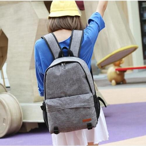 Stacy bag 092216 hot sale student school bag teenager canvas travel backpack