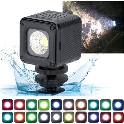 Ulanzi L1 Pro Waterproof Dimmable LED Video Light for Canon Nikon DSLR Adventure Lighting for DJI Osmo Pocket Osmo Action Gopro