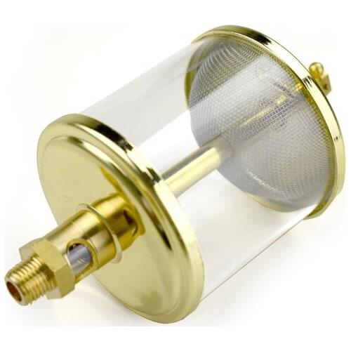 1PC 3/8" Male x 2" Cup Diameter Male Thread Needle Valve Oil Cup Sight Gravity Drip Oilers Lubricator For machine Engine
