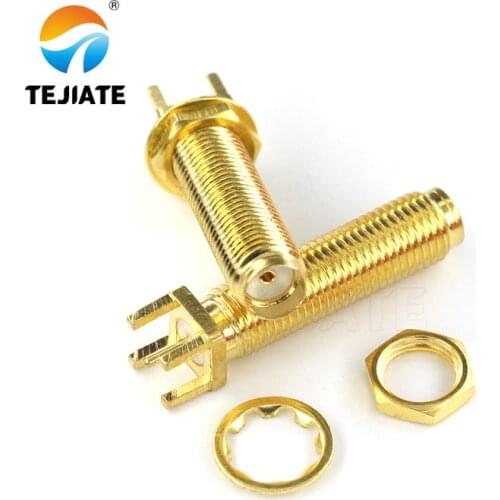 1PCS SMA-KE Antenna Base Connector Straight Header Square/Skew Foot Adapter