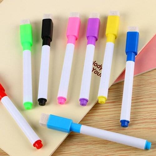 5Pcs Colorful Erasable Drawing Whiteboard Pens Children Classroom Stationery