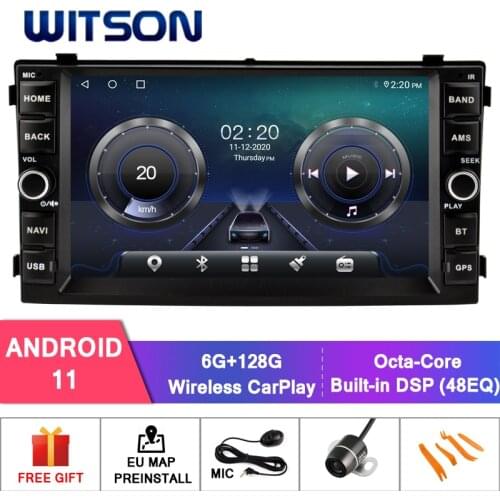 WITSON Android 10.0 car dvd player with gps for KIA CEED 2007-2009 audio system mirror link/DAB/OBD/TPMS/DVR/Wifi/3G/4G support