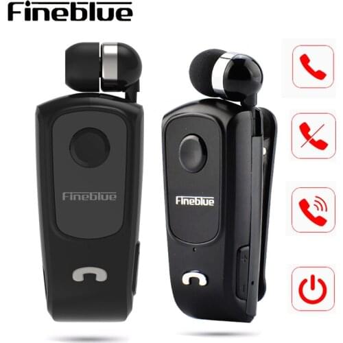 FineBlue F920 Mini Wireless Auriculares Driver Car Bluetooth Headset Calls Remind Vibration Wear Clip Sports Running Earphone