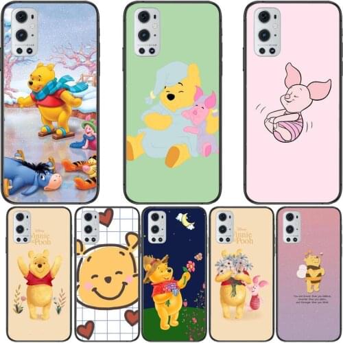 Winnie Bear Flower For OnePlus Nord N100 N10 5G 9 8 Pro 7 7Pro Case Phone Cover For OnePlus 7 Pro 1+7T 6T 5T 3T Case