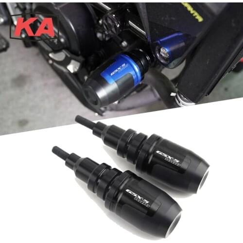 For SUZUKI GSX-S1000 GSX-S1000F Motorcycle Falling Protection Frame Slider Fairing Guard Crash Pad Protector With LOGO GSX-S1000