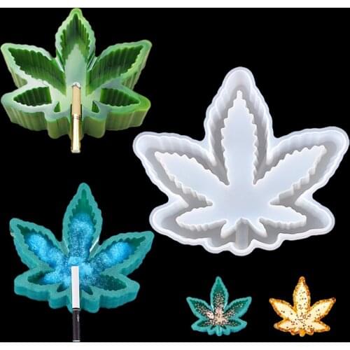 Ashtray Mold Silicone Molds For Epoxy Resin UV Crystal Crafts Mould Ash Tray Weed Accessories Gift For Boyfriend Home Decoration