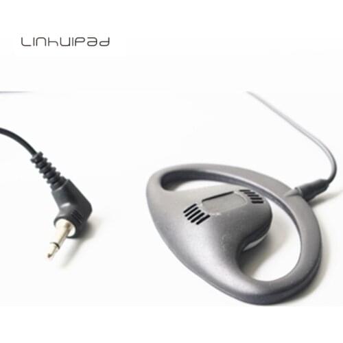 Linhuipad 1-bud single side earpiece mono hook earphone for tourist guide and sports 1000pcs/lot