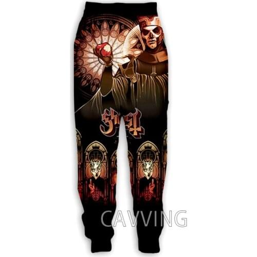 CAVVING 3D Printed Ghost Rock Band Casual Pants Sports Sweatpants Straight Pants Sweatpants Jogging Pants Trousers K01