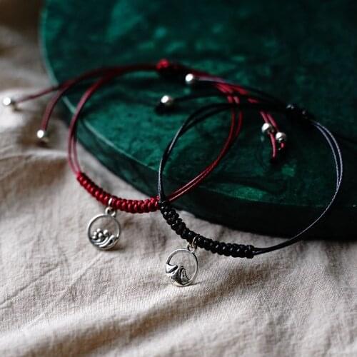 Hand-woven Pledge Of Eternal Love Couple Bracelet Friends Girlfriends Ceramic Hand Rope valentines Day Gifts Wholesale #YXS61