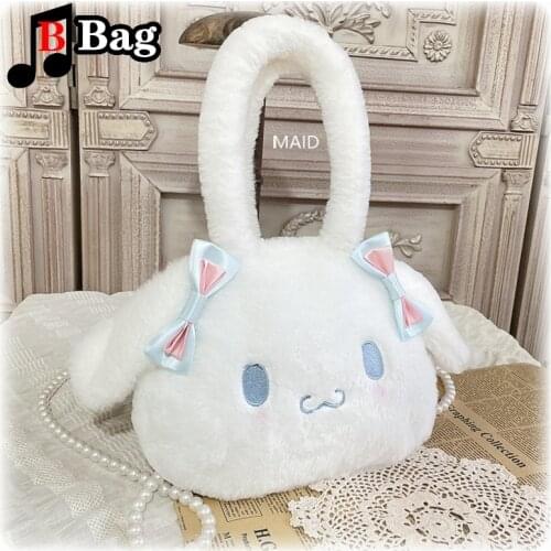 Women Handmade Lolita shoulder bag Big ear doll jk uniform little white bag female handbag Messenger Bag cute girl Satchel COSl