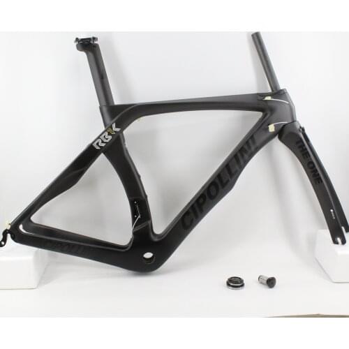New black color 700C Racing Road bike T1100 3K full carbon fibre bicycle frame carbon fork+seatpost+clamp+headset Free shipping