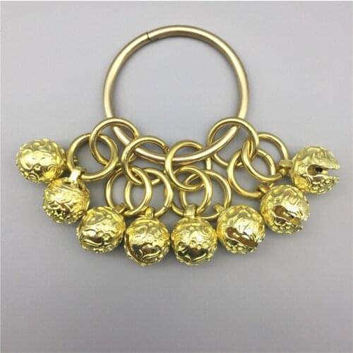 Chinese style vintage BELL pattern Keychain handmade with Pendant key chain for gift Accessories bag decorations