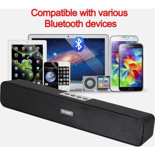2020 Wireless Bluetooth Stereo Wired and Wireless Speaker for computer TV Sound Bar Subwoofer Can answer the phone play music